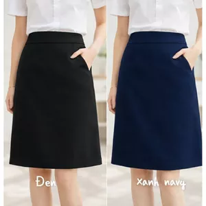 ĐỦ SIZE S-5xl ☘ CHÂN VÁY DÁNG A BASIC ĐI LÀM ĐI CHƠI DỄ MẶC DỄ PHỐI TRÊN GỐI XÍU 52Cm HÀNG MAY KỸ CÓ BIGSIZE