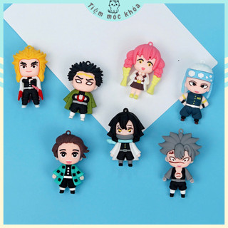 Móc Khóa Anime Đáng Yêu - Gojo, Naruto, Luffy, Anya, Titan, Zenitsu, Sabo - Phụ Kiện Dễ Thương