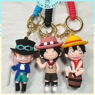 Móc Khóa Anime Đáng Yêu - Gojo, Naruto, Luffy, Anya, Titan, Zenitsu, Sabo - Phụ Kiện Dễ Thương