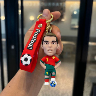 Giá Treo Khóa Hình Các Huyền Thoại Bóng Đá: Ronaldo, Haaland, Messi, Mbappe - Quà Tặng
