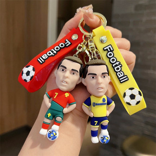 Giá Treo Khóa Hình Các Huyền Thoại Bóng Đá: Ronaldo, Haaland, Messi, Mbappe - Quà Tặng