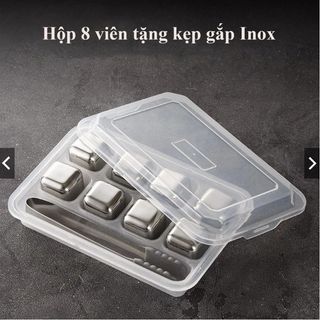 ĐÁ LẠNH VĨNH CỬU KHÔNG TAN INOX 304 Cooling Cubes Giữ Lạnh Lâu - Cam Kết Inox 304