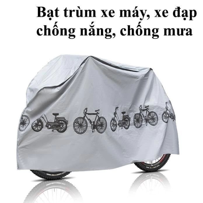 Bạt Phủ Xe Máy - BẠT TRÙM XE MÁY CHỐNG MƯA NẮNG BỤI BẨN CHẤT LƯỢNG CAO CHỐNG THẤM TUYỆT ĐỐI - BAO TRÙM CẢ XE