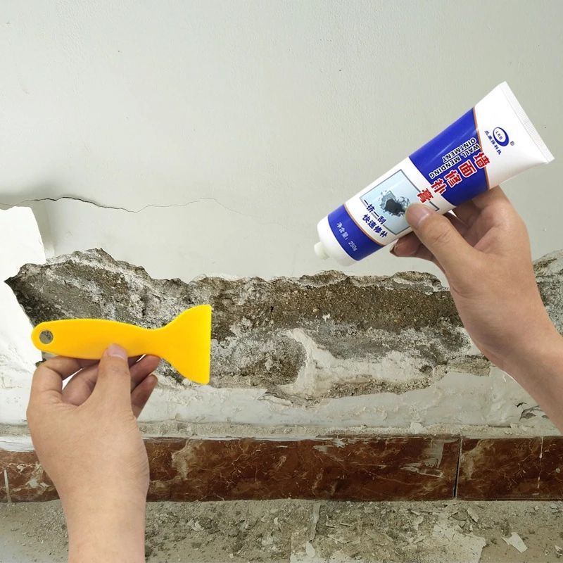 Keo Vá Tường Chống Thấm LKB 250gr - Trám Trét Vết Nứt Khe Hở Tường - Chống Mốc Ẩm Làm Sạch Tường