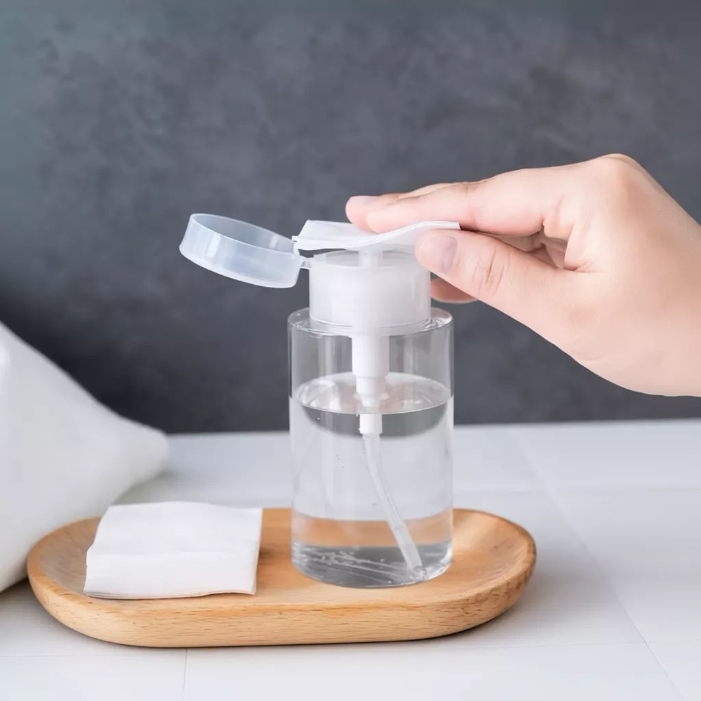 LỌ CHIẾT NƯỚC TẨY TRANG- TONER CÓ NÚT NHẤN (100ML/200ML) - Chai Chiết Mỹ Phẩm tiện lợi dễ sử dụng