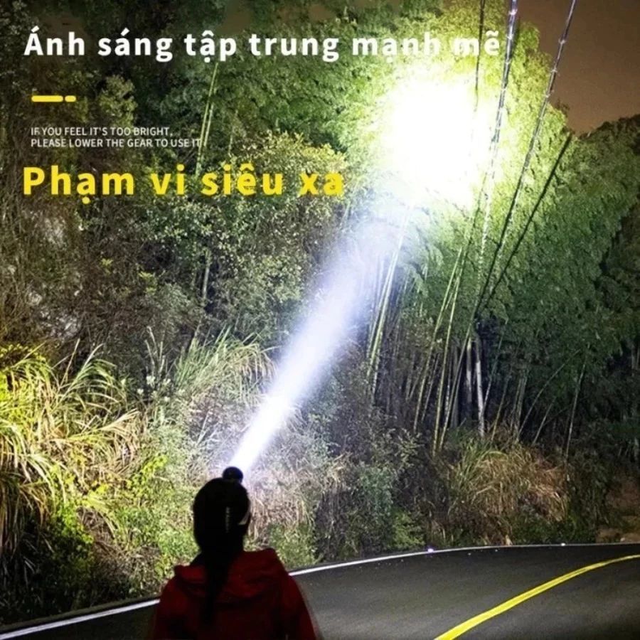 Đèn PIN Đội Đầu LAMP Siêu Sáng Chiếu Sáng Chuyên Dụng Cho Chạy Bộ / Cắm Trại/ SOI ĐÊM - ĐÈN CHIẾU SÁNG SẠC UBS/TYPE