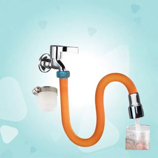 NỐI DÀI VÒI NƯỚC XOAY DÀI 50CM - Ống Nối Dài Vòi Nước Xoay 360 Độ Linh Hoạt Tiện Lợi 20/30/50cm