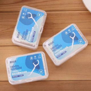 [COMBO 10] Tăm Chỉ Nha Khoa Okamura Sợi Chỉ Căng Mảnh Vệ Sinh Răng Miệng - SET TĂM CHỈ AN TOÀN