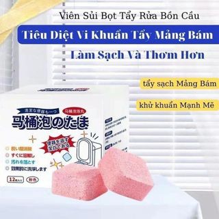 COMBO HỘP VIÊN SỦI VỆ SINH THÔNG TẮC BỒN CẦU - Viên Tẩy Khử Mùi Bồn Cầu Đường Ống Siêu Hiệu Quả