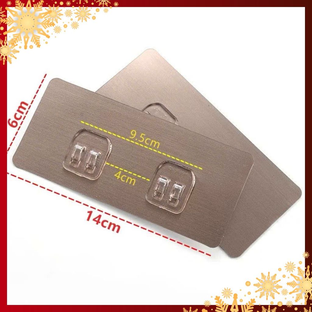 [COMBO 10] Miếng dán tường thay thế kệ góc kệ ngang dán tường để đồ nhà tắm - MIẾNG DÁN THAY THẾ ĐÔI