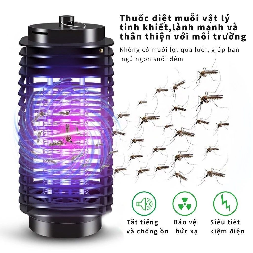 ĐÈN BẮT MUỖI THÔNG MINH SỬ DỤNG SÓNG ÂM - Máy Bắt Muỗi Tiêu Diệt Côn Trùng