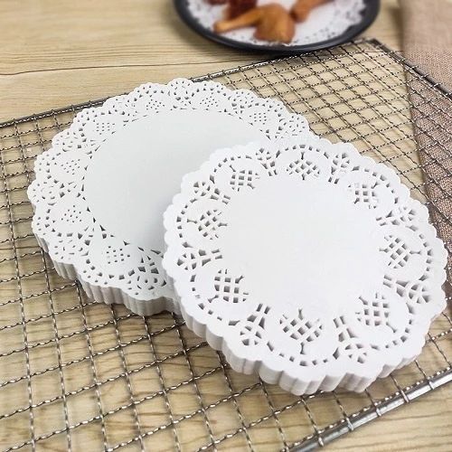 SET 140 TỜ GIẤY NẾN LÓT THẤM HÚT DẦU MỠ NỒI CHIÊN KHÔNG DẦU - Lót Đĩa Dập Hoa Văn Đẹp