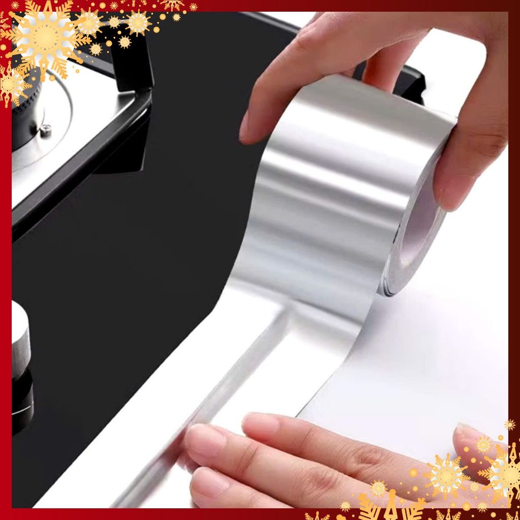 BĂNG KEO DÁN BỒN BẠC - Băng keo giấy bạc nhôm chịu nhiệt chống nước dán bồn rửa bát - BANGKEODANBON1