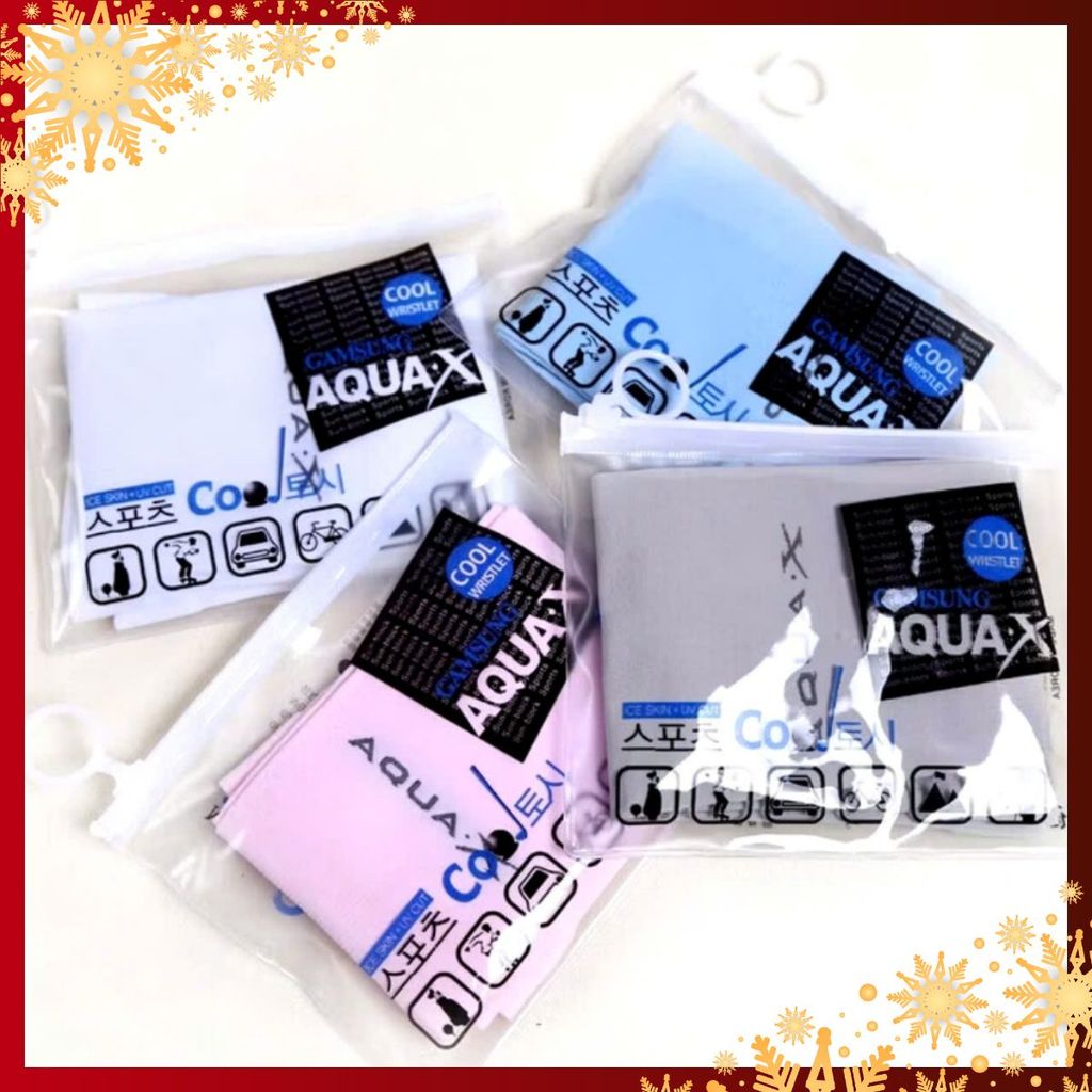 [COMBO 10] GĂNG TAY AQUA - Bộ 2 Găng Tay Chống Nắng Hàn Quốc Let's Slim Aqua-X Chất Liệu Mát Lạnh Thông Thoáng