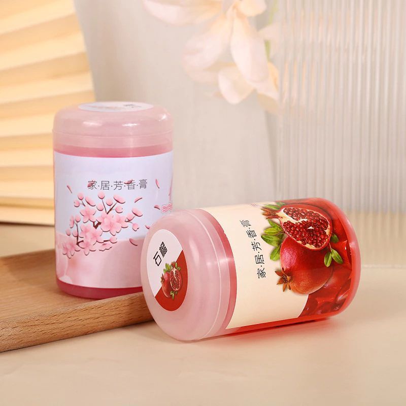 SÁP THƠM PHÒNG HOA QUẢ KHỬ MÙI HƯƠNG THƠM TỰ NHIÊN - Lọ Sáp Hình Trụ 90g