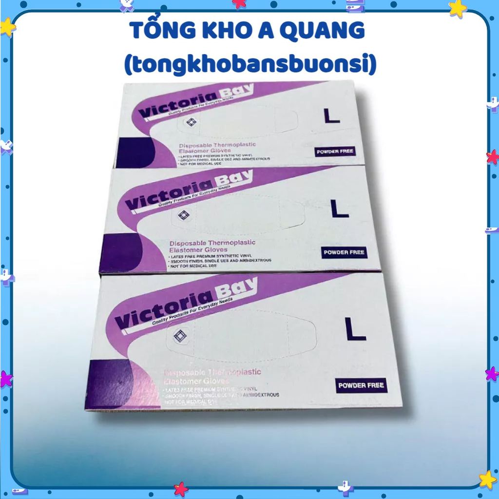 GĂNG TAY VICTORIA BAY LÀM BẾP siêu dai chất liệu TPE không mùi chống nhăn siêu dai