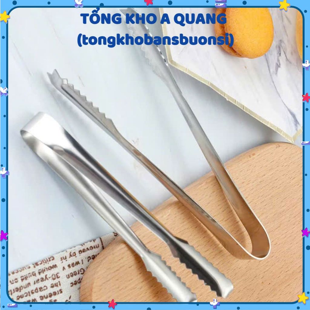 [COMBO 10] Kẹp Gắp Thực Phẩm Nhà Bếp An Toàn Sử Dụng,Kẹp Gắp Thực Phẩm Bằng Inox - DỤNG CỤ GẮP ĐỒ NÓNG INOX CHUYÊN DỤNG
