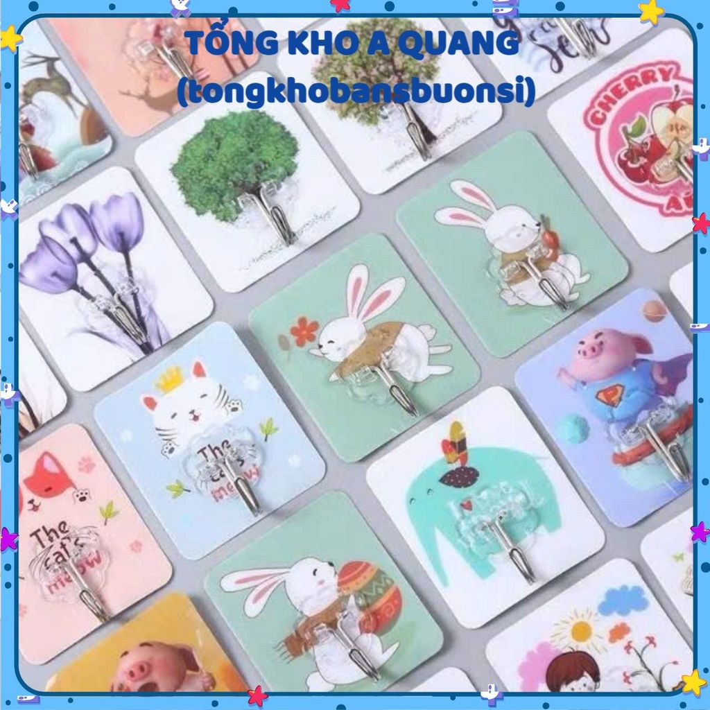 [COMBO 10] Móc dan tương 3D chịu lực , MÓC DÁN 3D ĐA NĂNG CHO GIA ĐÌNH - MÃ: MOCTREODO4