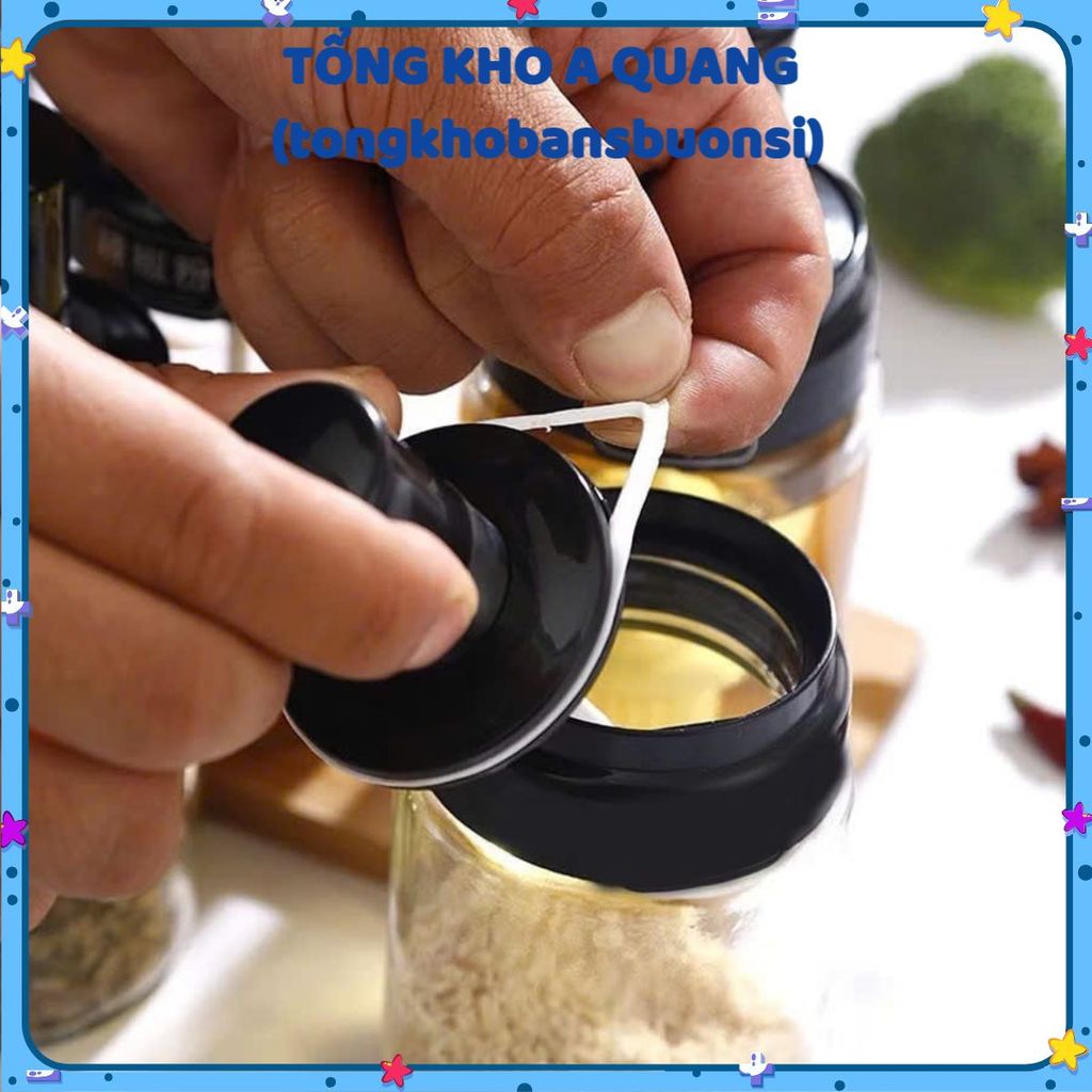 [COMBO 10] Lọ Đựng Gia Vị Kèm Thìa Siêu Tiện Dễ Sử Dụng, Hũ Gia Vị Sang Trọng Cho Đồ Nhà Bếp , Lọ đựng gia vị kèm muỗng