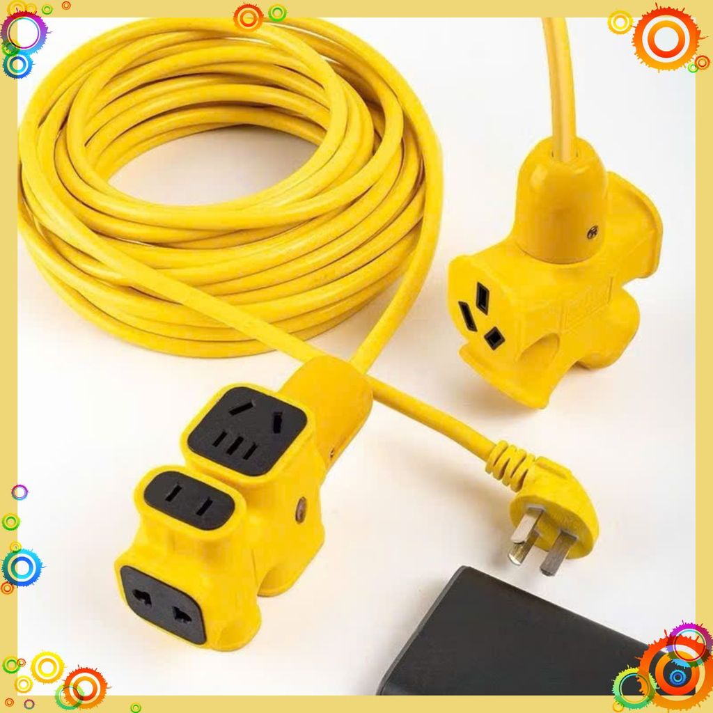 Cuộn Dây Điện Kèm Ổ Cắm- Phích Cắm Đúc Chịu Lực Cao Đa Năng - CUỘN DÂY ĐIỆN KÈM Ổ CẮM ĐA NĂNG