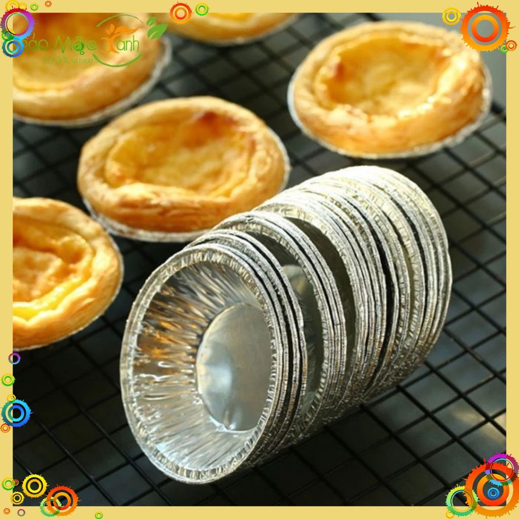 SET 250 CỐC- CHÉN- KHUÔN GIẤY BẠC NƯỚNG HÀU- BÁNH- TART TRỨNG SIÊU TIỆN LỢI