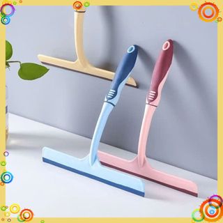 Chổi Gạt Nước Sàn Nhà Tắm Nhanh Khô-Lau Kính Silicon Cầm Tay Không Bám Vết - CÂY GẠT NƯỚC SÀN NHÀ TẮM CÓ MÓC TREO