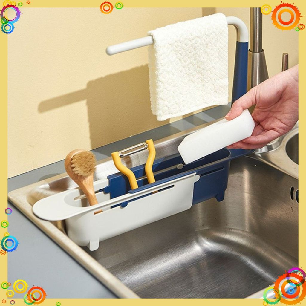 KHAY ĐỂ GIẺ RỬA BÁT - KỆ ĐỰNG ĐỒ RỬA CHÉN BÁT GÁC BỒN ĐA NĂNG - Giá Bồn Rửa Bát Tiện Ích - KHAY GIA