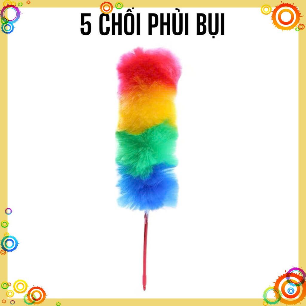 Chổi QUÉT BỤI Cầu Vồng - CHỔI PHỦI BỤI SẮC MÀU - MÃ: CHOI PHUI BUI 54
