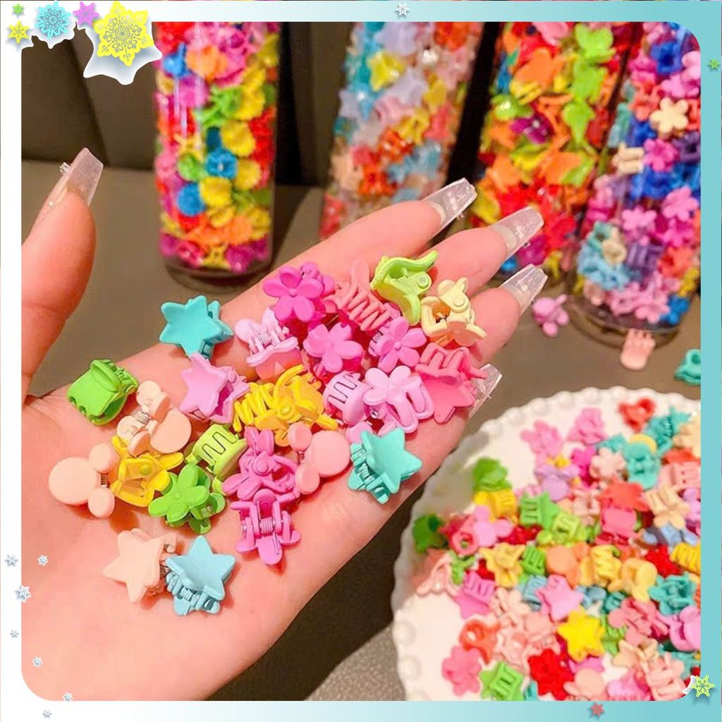 Hộp Kẹp Tóc Hoa Mini Cho Bé Gái-Set Kẹp Tóc Cho Bé Thiết Kế Ngộ Nghĩnh - KẸP HÀN QUỐC MẪU MỚI PHIM HOẠT HÌNH DỄ THƯƠNG