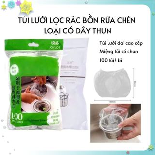 Set Túi Lọc Rác Bồn Rửa Chén Đa Năng-Túi Lưới Lọc Rác Dùng Một Lần An Toàn - SET TÚI LỌC CO GIÃN TỐT THOÁT NƯỚC NHANH