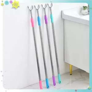 CÂY PHƠI QUẦN ÁO BẰNG INOX KÉO DÀI 1.5M, GẬY LẤY ĐỒ TRÊN CAO CÓ THỂ KÉO DÀI XẾP GỌN - Gậy Lấy Đồ Trên Cao - Sào Phơi Đồ#