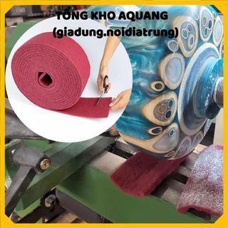 (CUỘN 3 MÉT) Miếng Chà Rửa Nhám Làm Sạch Vết Ố Vết Đen Tiện, Bùi Nhùi Nhà Bếp . Giẻ Rửa Bát Cọ Xoong Nồi Đánh Gỉ Set #