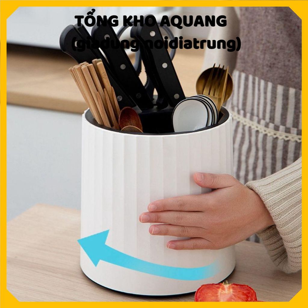 ỐNG TRÒN ĐA NĂNG ĐỰNG ĐŨA, DAO, THÌA CÓ ĐẾ HỨNG VÀ THOÁT NƯỚC ĐA NĂNG TIỆN DỤNG - ỐNG ĐŨA CAO CẤP