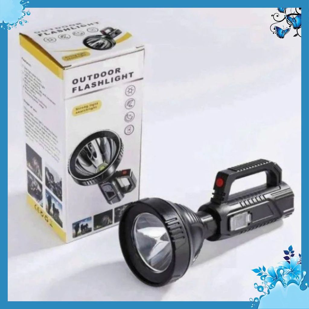 ĐÈN PIN SIÊU SÁNG W591 CHIẾU XA TRÊN 500M - có chân đế chống nước - pin trâu