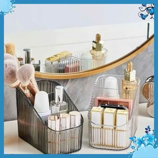 HỘP ĐỰNG MỸ PHẨM ĐỂ BÀN ĐA NĂNG - Hộp Để Đồ Đa Năng Trong Suốt Chất Liệu Nhựa Acrylic - KT 9X15X12CM
