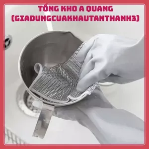 COMBO 10 Giẻ Lau Bếp Dây Kim Loại – Tấm Cọ Rửa Đa Năng, Lau Bồn Rửa Chén, Tiết Kiệm Thời Gian Vệ Sinh