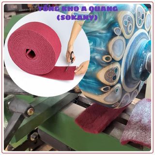 (CUỘN 3 MÉT) Miếng Chà Rửa Nhám Làm Sạch Vết Ố Vết Đen Tiện, Bùi Nhùi Nhà Bếp . Giẻ Rửa Bát Cọ Xoong Nồi Đánh Gỉ Set #