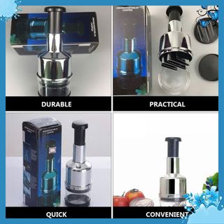 Dụng Cụ Dập- Xay Hành Tỏi- Ớt Nhà Bếp - DẬP TỎI INOX - MÃ: DAP HANH TOI
