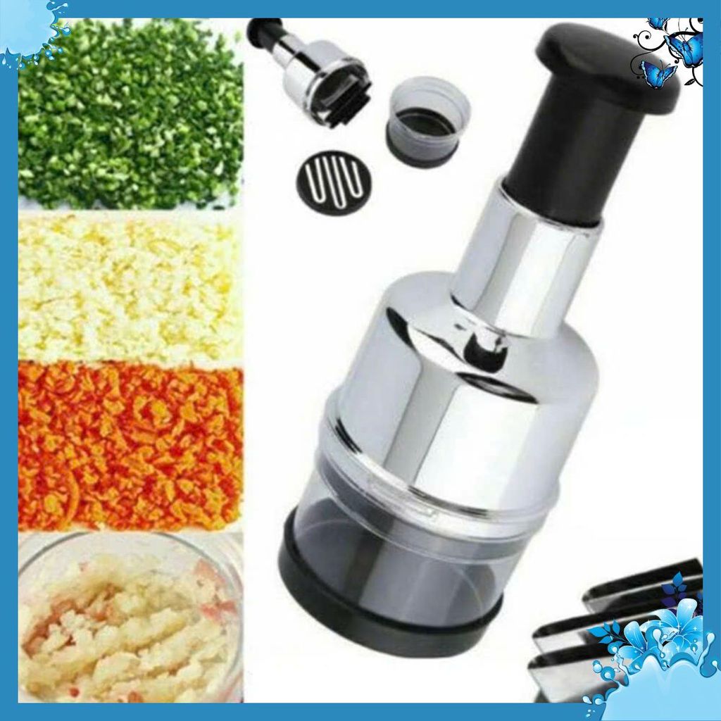 DẬP TỎI ỚT ÉP NHANH CHỐNG GỈ 304 AN TOÀN THỰC PHẨM - Dụng Cụ Dằm Tỏi Ớt Tiết Kiệm Thời Gian