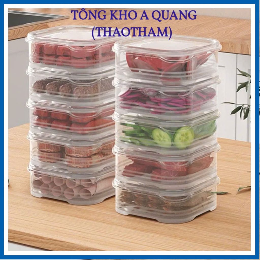 [COMBO 10] HỘP NHỰA BẢO QUẢN THỰC PHẨM NGĂN ĐÁ, NGĂN LẠNH , HỘP NHỰA ĐỰNG THỰC PHẨM - MÃ: #HOPDUNGTHUCPHAM