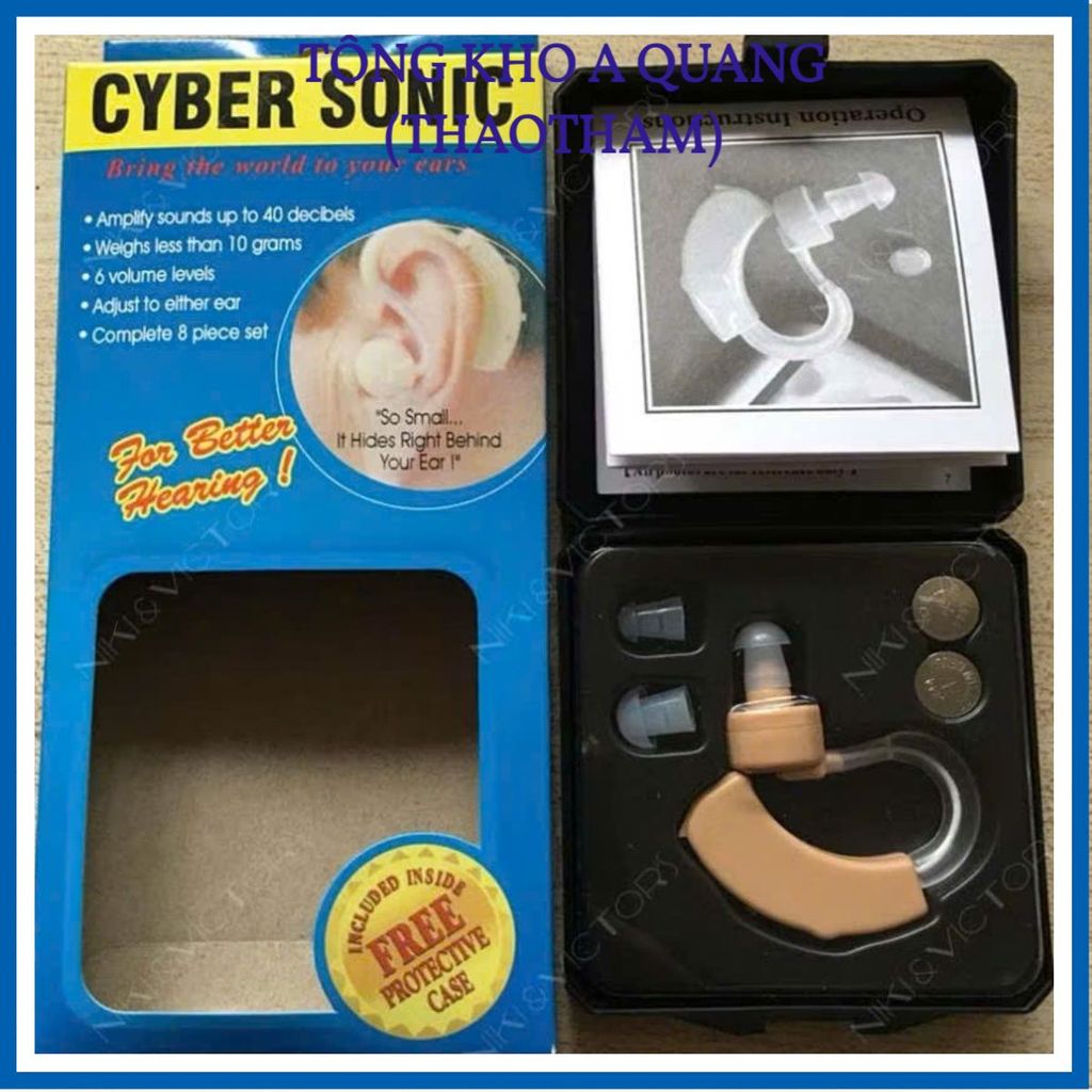 Máy Trợ Thính Cyber Sonic Giá Rẻ – Sử Dụng Đơn Giản, Pin Dài Ngày Không Lo Hết