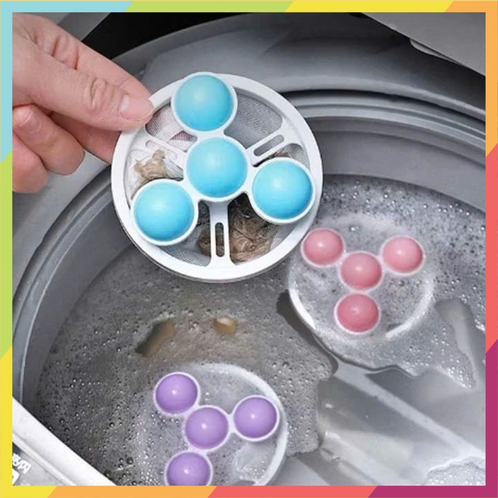 [COMBO 10] Phao Lọc Cặn Bẩn Máy Giặt Thông Minh Hình Quả Bóng- TÚI PHAO LỌC CẶN MÁY GIẶT - MÃ: PHAOLOCCANMAYGIAT698