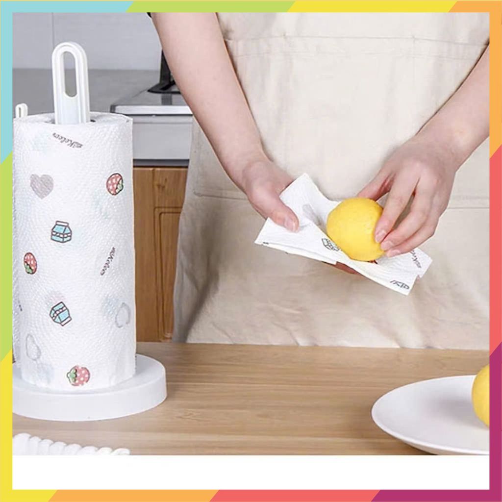 Khăn Lau Bếp Tái Sử Dụng Nhiều Lần-Cuộn Khăn Giấy Đa Năng Lau Bếp Cực Sạch - CUỘN KHĂN LAU 40 TỜ TIỆN LỢI KHÔNG GIAN BẾP