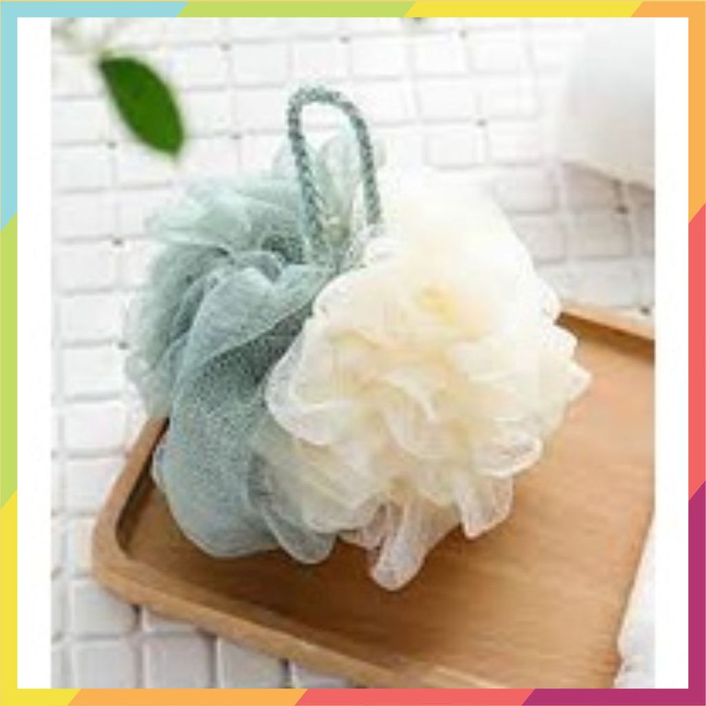 Bông Tắm Tròn Đa Sắc Cao Cấp - BÔNG TẮM LƯỚI MỀM MỊN TẠO BỌT SIÊU MỀM - KÌ CỌ GÉT TẨY DA CHẾT