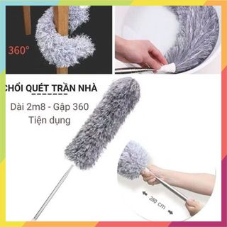 Chổi Quét Trần Gấp Gọn- Lau Bụi- Quét Trần Nhà Thông Minh - CHỔI PHỦI BỤI CÁN DÀI - MÃ: CHOI QUET BUI