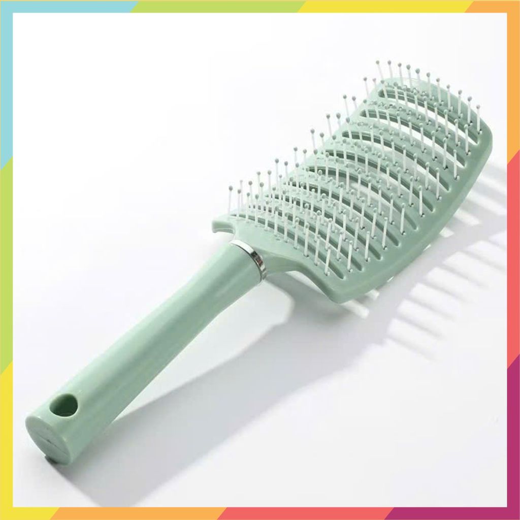 Lược Bán Nguyệt Thiết Kế Thoáng Khí-Lược Massage Da Đầu Êm Ái - LƯỢC CHẢI TÓC THÍCH HỢP CHO MỌI LOẠI TÓC