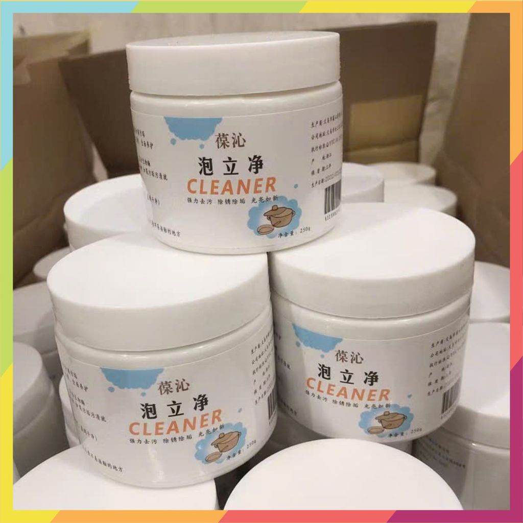 Kem Tẩy Xoong Nồi An Toàn Hàn Quốc-Lọ Bột Tẩy Rửa Đồ Nhà Bếp Không Độc Hại - BỘT TẨY TIỆN LỢI TẨY SẠCH DẦU MỠ LÂU NGÀY