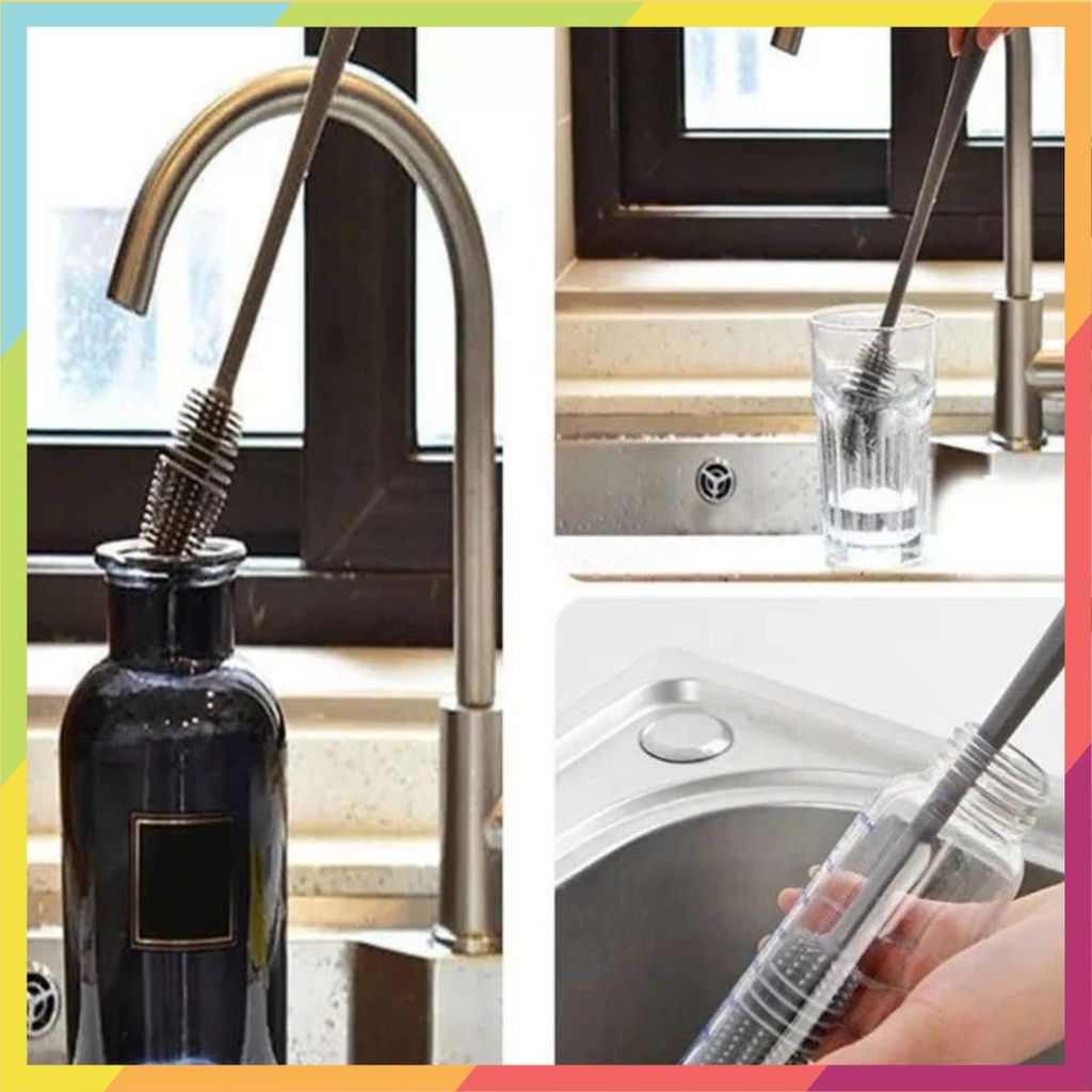 [COMBO 10] Cọ Rửa Ly Silicon Vệ Sinh Sạch Sâu,Cây Cọ Rửa Ly Cốc Bình Sữa Cho Mẹ Bỉm - DỤNG CỤ CỌ RỬA SILICON TIỆN ÍCH