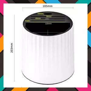 ỐNG ĐỰNG ĐŨA XOAY 360 - hộp đựng đũa HIÌNH TRÒN XOAY thông minh chia ngăn có khay hứng nước để đồ nhà bếp - HOPDUNGDUA86