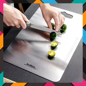 THỚT INOX-THỚT INOX 304 CAO CẤP SIZE LỚN - Thớt Kháng Khuẩn Cường Lực- Vệ Sinh Dễ Dàng - Chống Ẩm Mốc - THOTINOX7